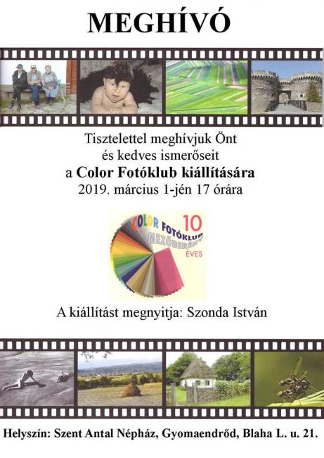 Color Fotóklub kiállítás