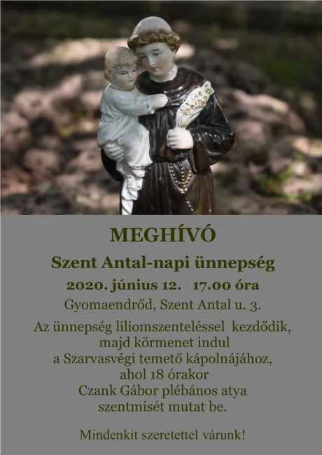 Szent Antal-napi ünnepség